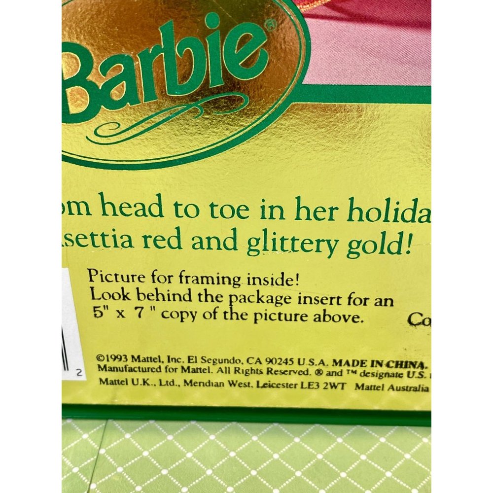Barbie doll, Happy Holidays, Special Edition, NWOT (Unopened), so cute - Picture 6 of 11